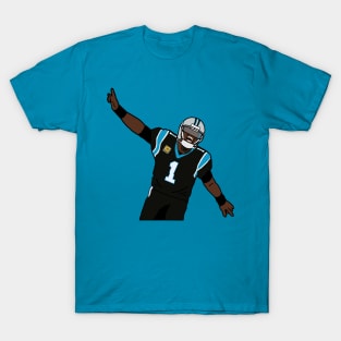 Cam Newton Touchdown Celebration NFL Carolina Panthers T-Shirt